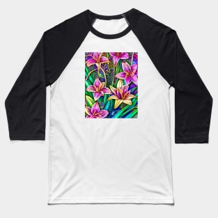 Fantasy Garden Baseball T-Shirt